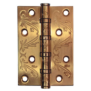 Петля универсальная с рисунком 4BB FLO SATIN GOLD без короны