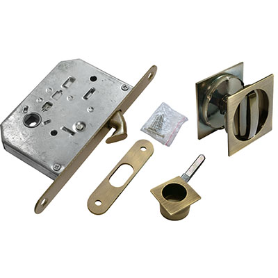 Комплект - ручки, сантехническая защелка MHS-2 WC AB